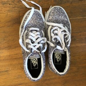 Glitter vans old skool